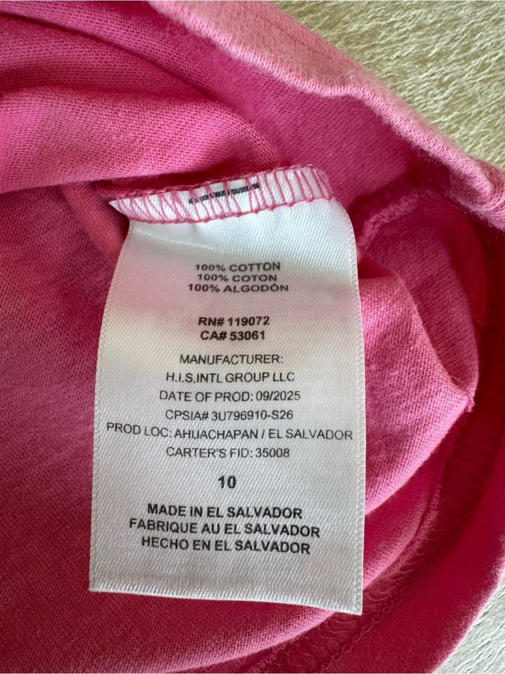 OshKosh Bgosh soft 100%